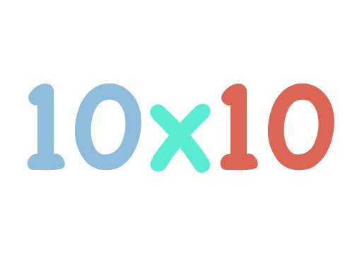 Colorful 10x10 puzzle game with blocks on a grid