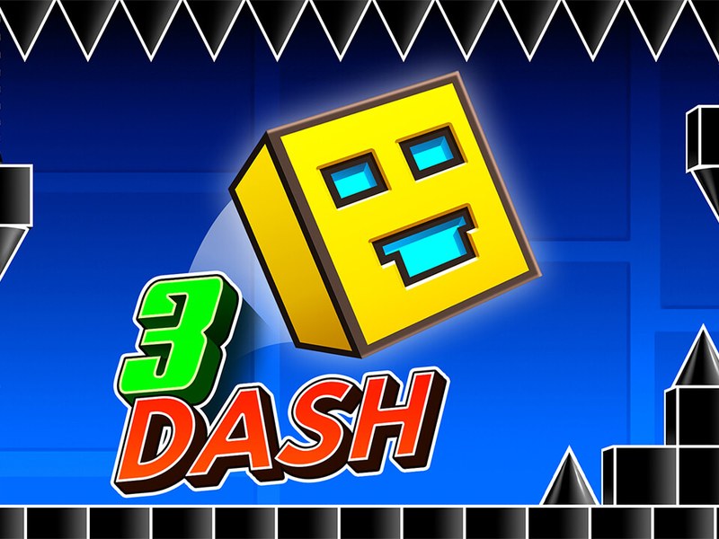 Exciting 3D platformer action in 3Dash with colorful levels