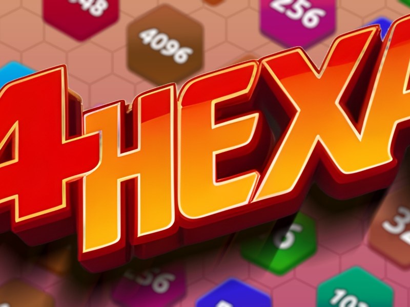Colorful blocks in 4 Hexa puzzle game with vibrant animations