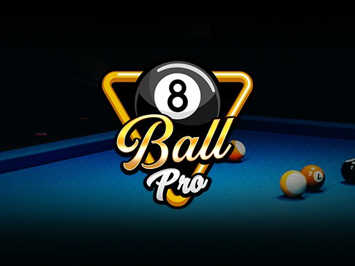Exciting game of 8 Ball Pro with colorful pool balls on the table