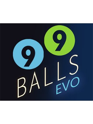 Colorful scene from 99 Balls Evo with bouncing balls and vibrant graphics
