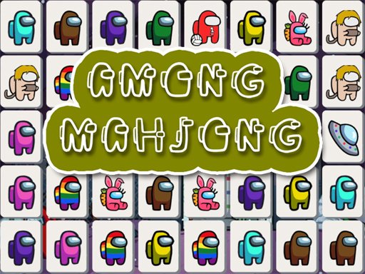 Exciting gameplay of Among Impostor Mahjong Connect with colorful tiles and characters