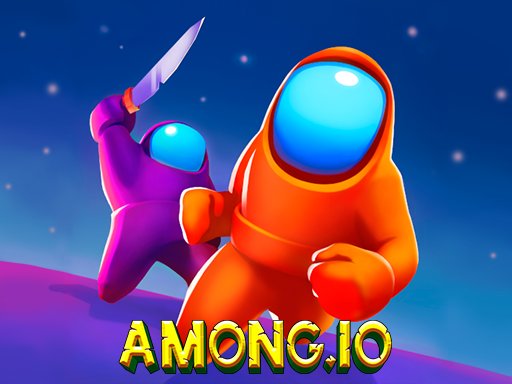 Exciting gameplay in Among.io with colorful characters eating food
