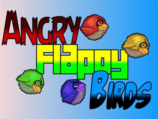 Angry Flappy Birds soaring through obstacles and hitting targets