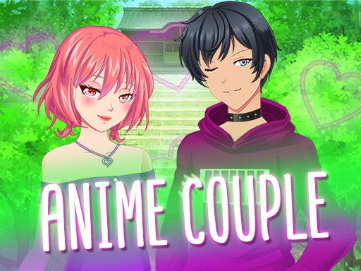 Anime Couple Dress Up - colorful scene with anime characters dressing up