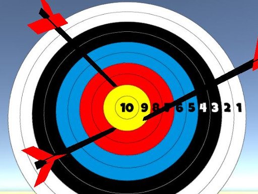 Exciting gameplay in Archery Master with colorful targets and arrows flying