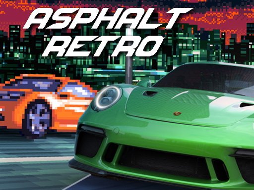 Exciting scene from Asphalt Retro with fast cars racing