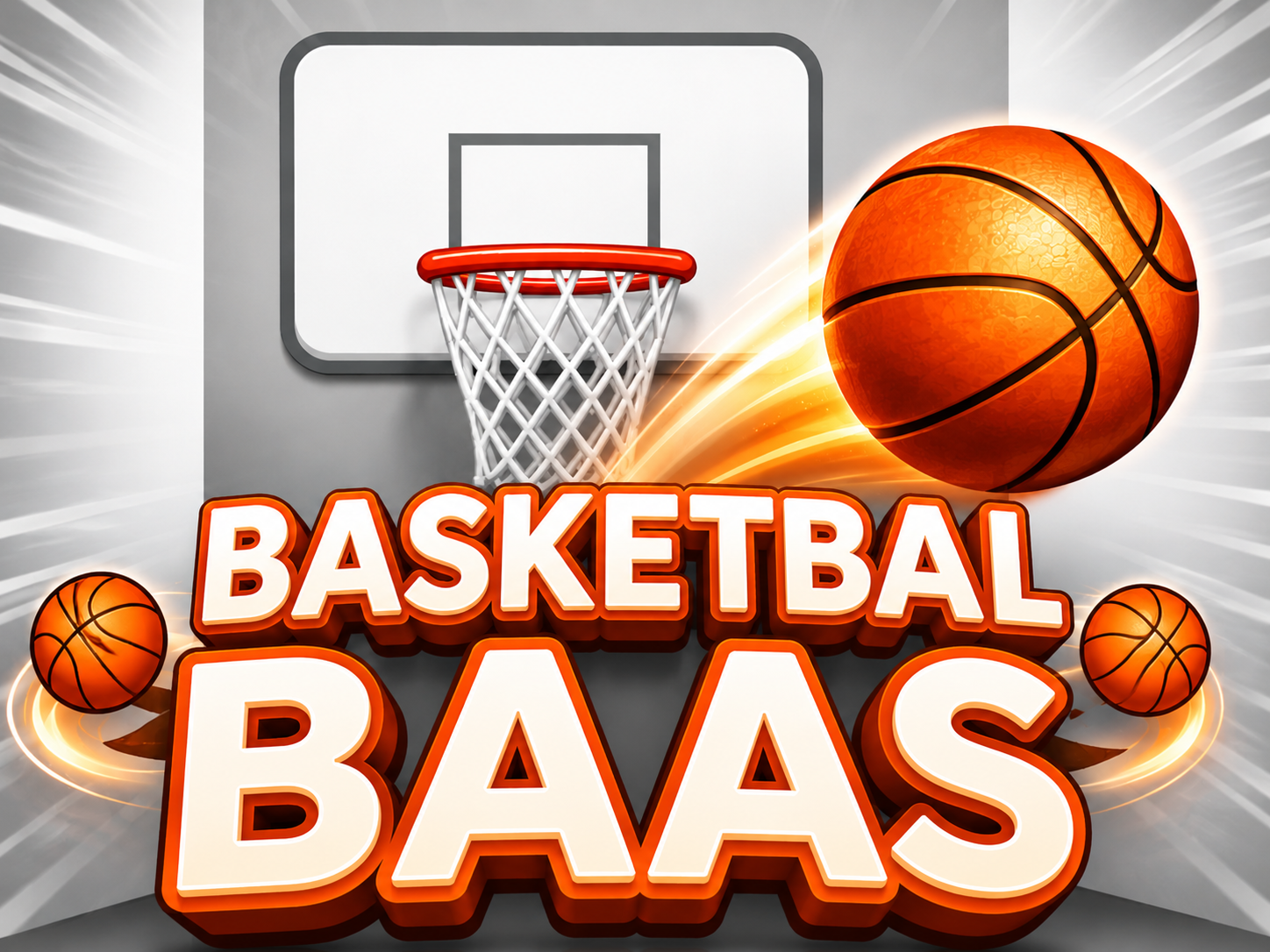 Basket Boss — player aiming for the hoop in a fun basketball game