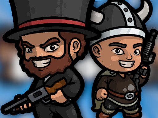 Exciting multiplayer battle scene in BattleDudes.io