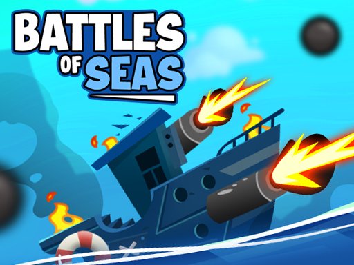 Battles of Seas - thrilling ship battle scene with colorful ships