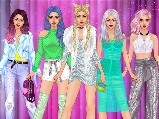 Screenshot of the Billionaire Wife Dress Up Game featuring stylish outfits and accessories