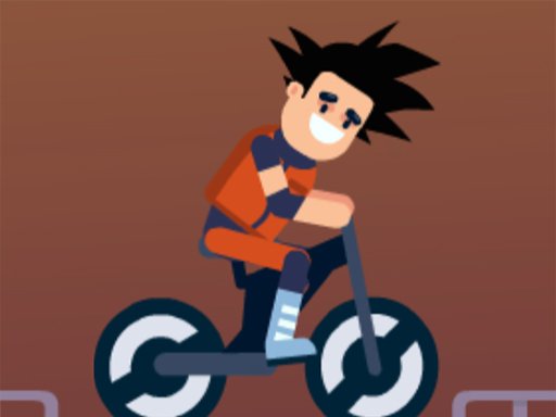 Exciting BMX race with kids competing on colorful tracks