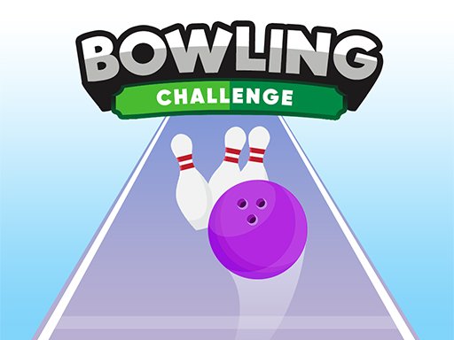 Exciting scene from Bowling Challenge with players bowling strikes