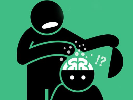 Brain Wash game screenshot showing colorful, quirky puzzles