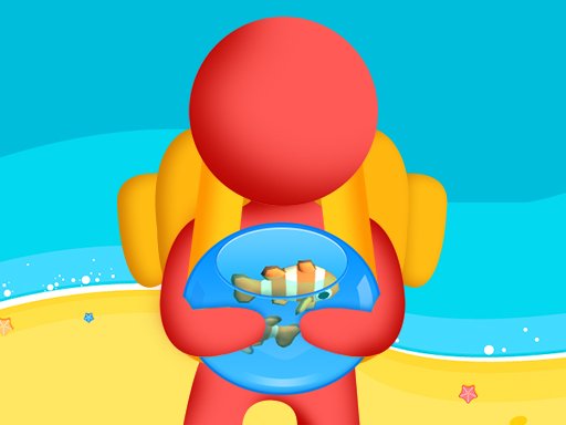 Screenshot of Build Your Aquarium with colorful fish and tanks