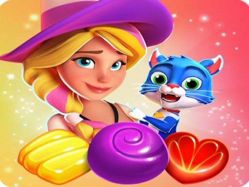 Colorful candies lined up in a fun match 3 puzzle game