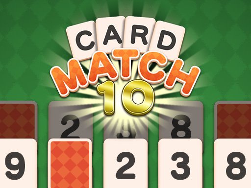 Card Match 10 - exciting gameplay with colorful cards and numbers