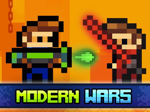 Exciting pixel battle scene in Castel Wars Modern