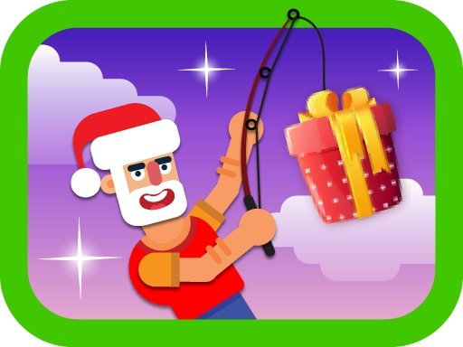 Colorful underwater scene with Christmas treasures and fish