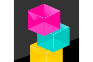 Color Tower — vibrant scene of colorful blocks stacking high