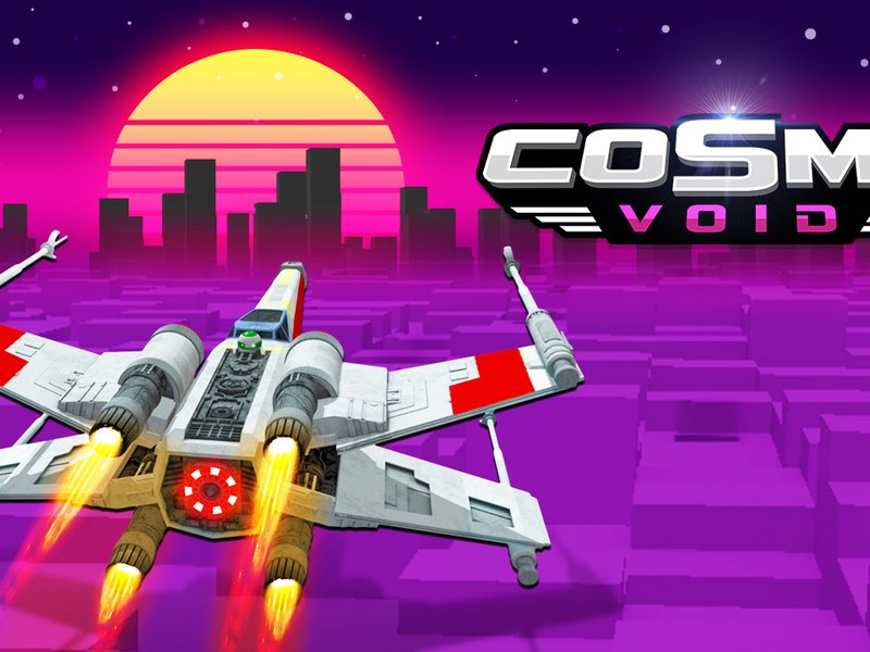 Cosmo Void — thrilling space adventure with a spaceship dodging obstacles