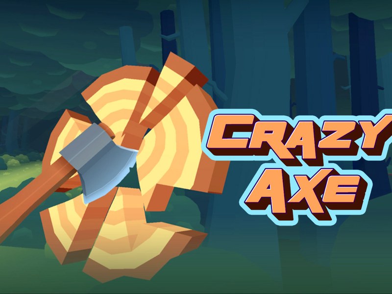 Exciting scene from Crazy Axe with a warrior swinging an axe