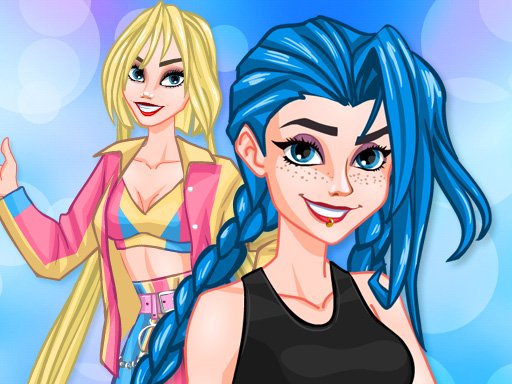 Exciting scene from Crazy BFF Party with colorful outfits and accessories