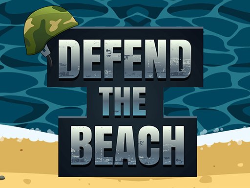 Defend The Beach — action-packed scene with players typing fiercely
