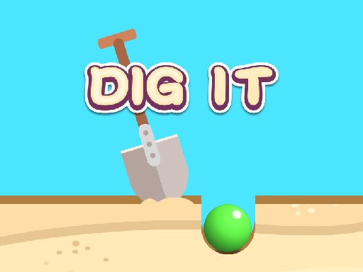 Screenshot of Dig It showing colorful blocks being dug up