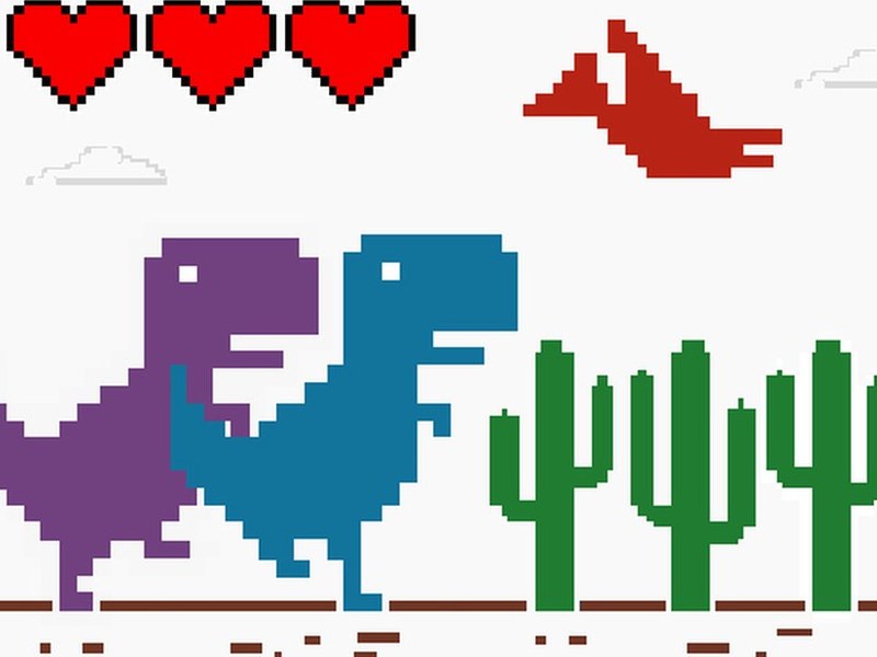 Dino Game — a thrilling dinosaur running adventure in a desert