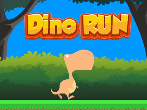 Dino Run — an exciting scene with a dinosaur racing through obstacles