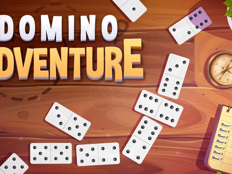 Exciting gameplay of Domino Adventure with colorful tiles