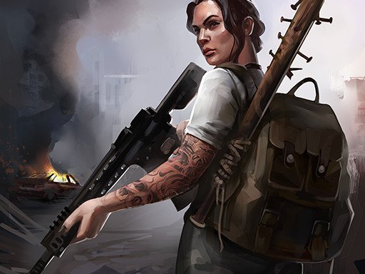 Doomsday Hero — action-packed scene with zombies and heroes