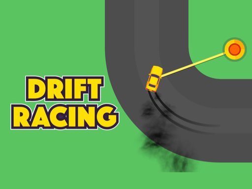 Exciting scene of a colorful car drifting around a sharp corner