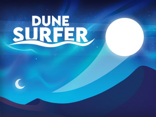 Dune Surfer — a thrilling scene of surfing over sandy dunes