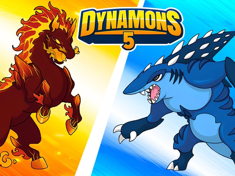 Dynamons 5 — colorful fantasy world with magical creatures