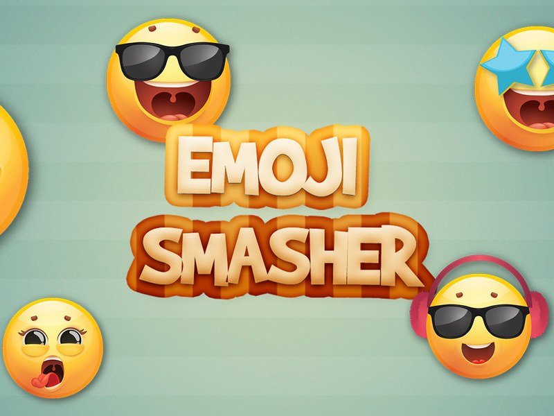 Exciting gameplay of Emoji Smasher with colorful emojis popping up
