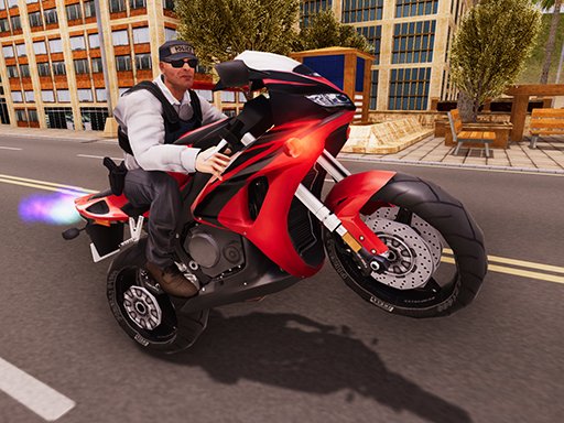 Exciting scene from Extreme Bike Driving 3D with a motorcycle racing through wild tracks