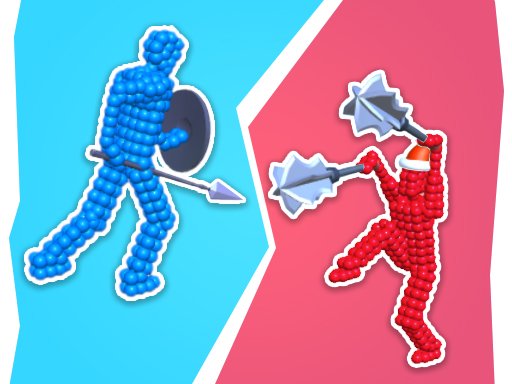 Exciting scene from Fight Simulator 3D with players battling enemies