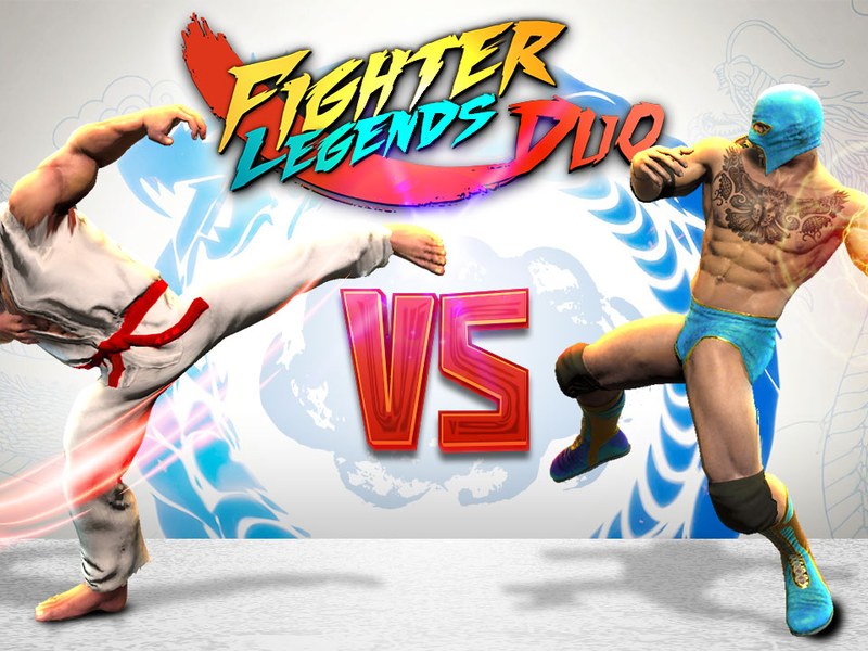 Fighter Legends Duo — action-packed arena battle scene
