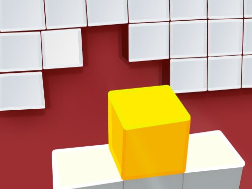 Exciting screenshot of Fit in the Wall gameplay with colorful blocks