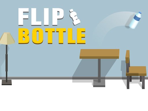 Exciting screenshot of Flip Bottle gameplay with a bottle flipping through various obstacles
