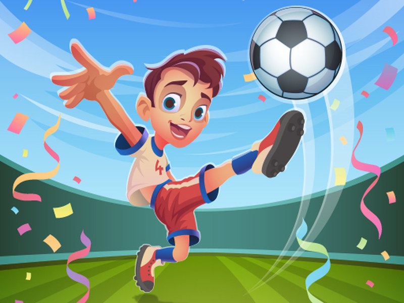 Exciting gameplay from Soccer Superstars 2024 with players in action