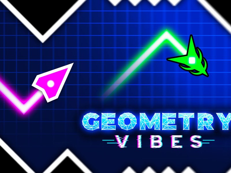 Geometry Vibes — colorful geometric shapes and puzzles in action