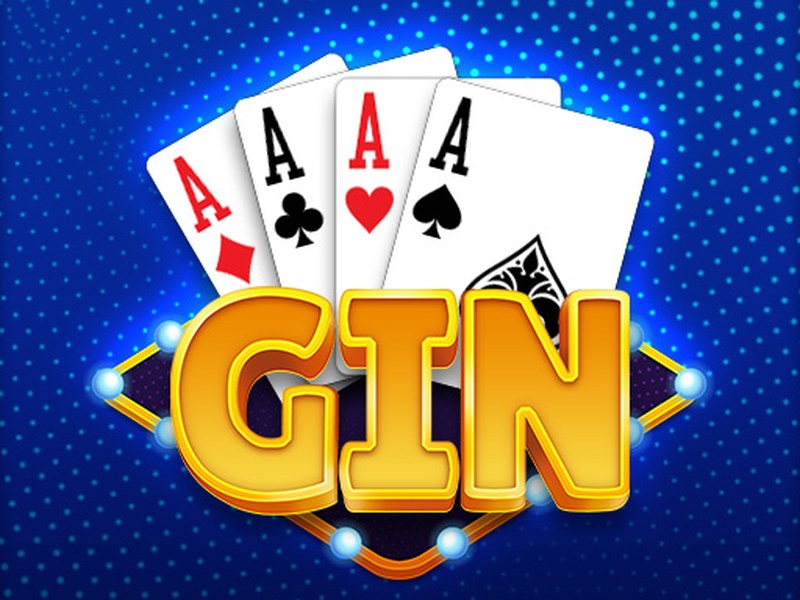 Exciting game of Gin Rummy with colorful cards and players