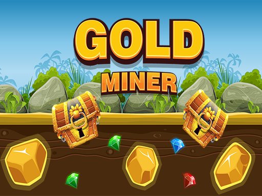 Exciting scene from Gold Miner Online with treasures and traps