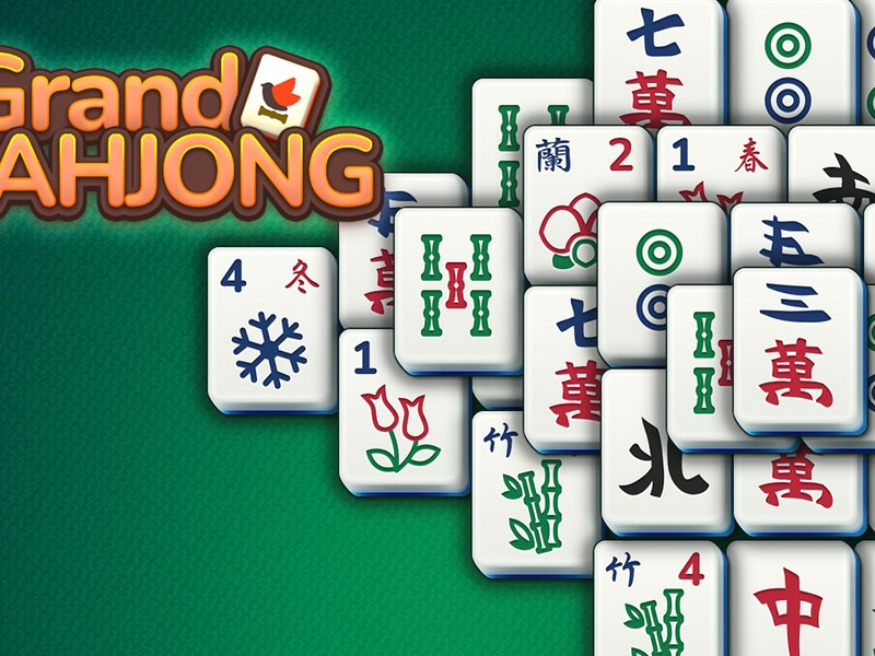 Exciting scene of players matching tiles in Grand Mahjong