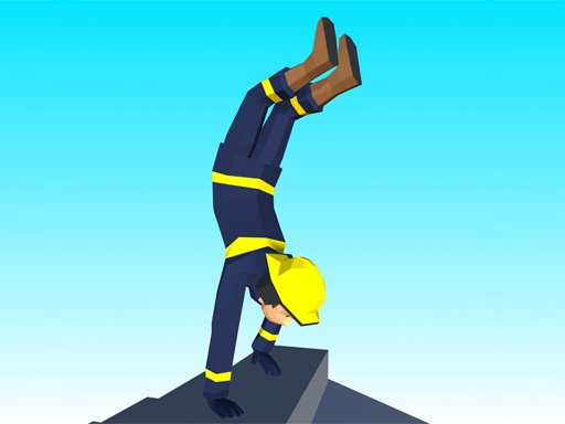 Exciting scene from Handstand Run with a character balancing on hands