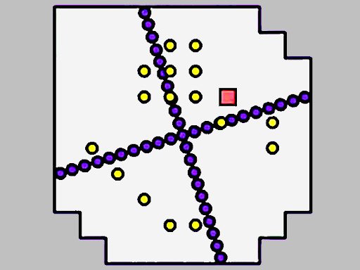 Hardest Game Ever — a vibrant scene of a red square navigating tricky obstacles