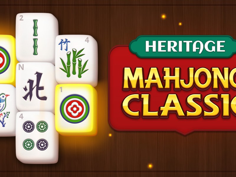 Heritage Mahjong Classic — colorful tiles matching game in action